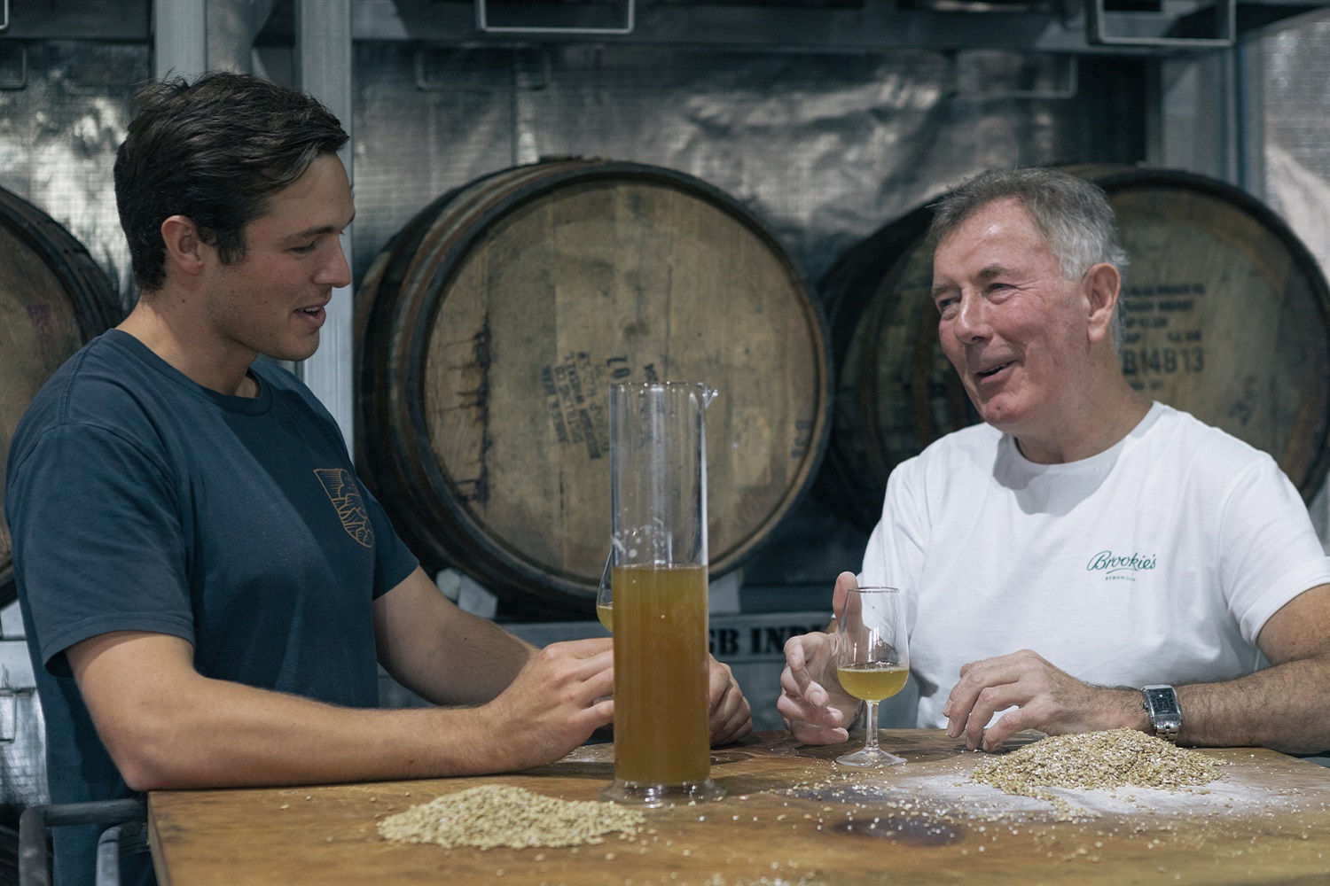 Eddie Brook and Jim McEwan