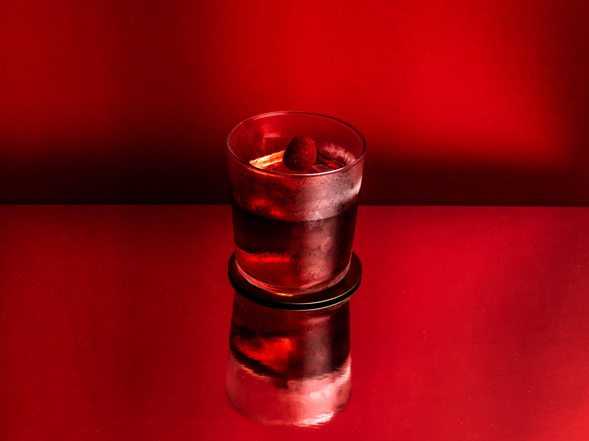 Raspberry Beret Negroni available at Bar Red, The Dolphin Hotel