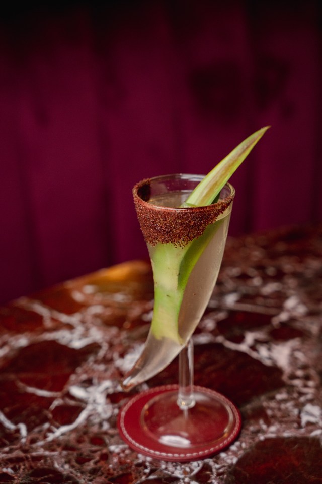 Mrs Dorothy, one of the innovative cocktails from the menu at Cardea