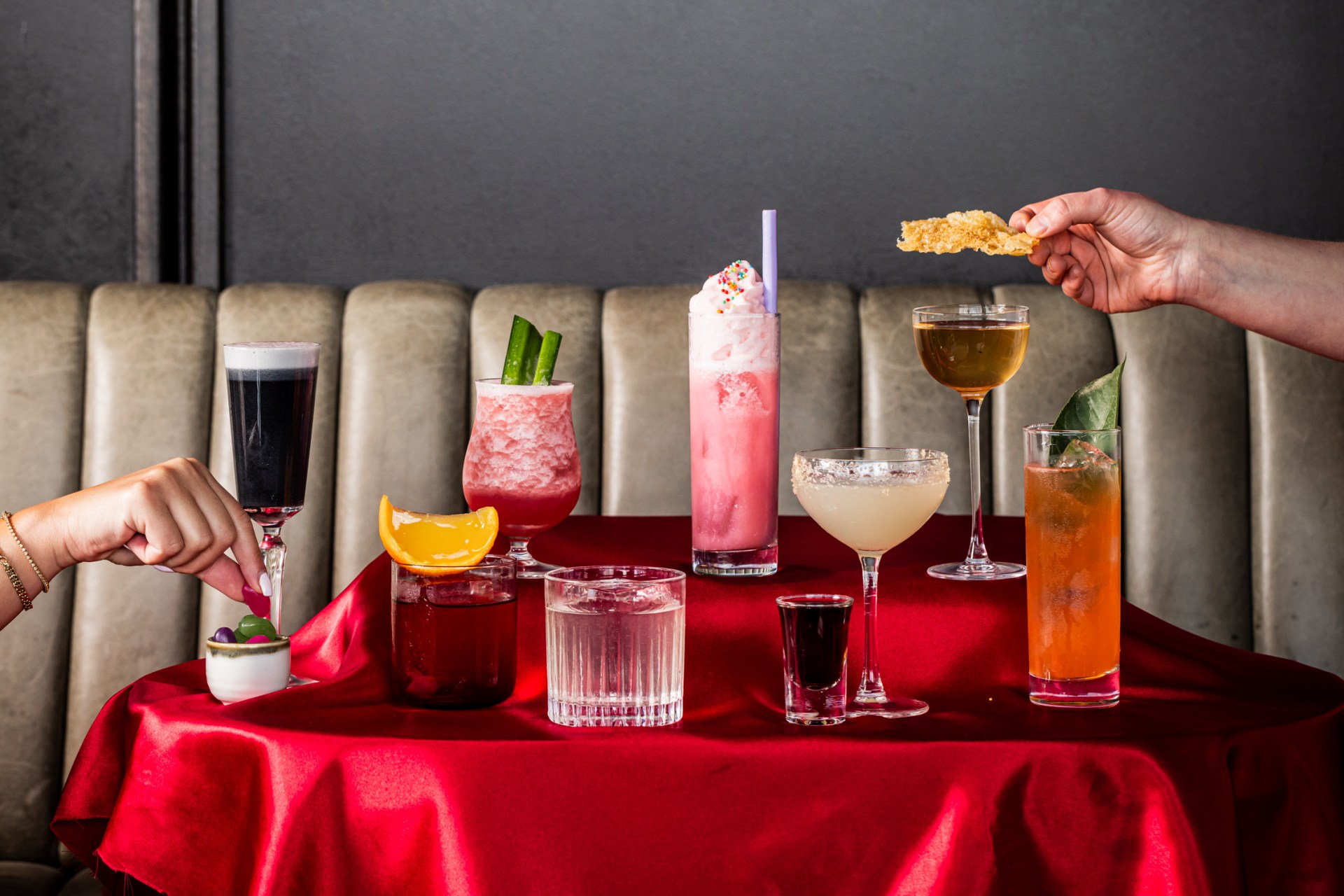 Smoke at Barangaroo House full range from the cocktail menu Memories