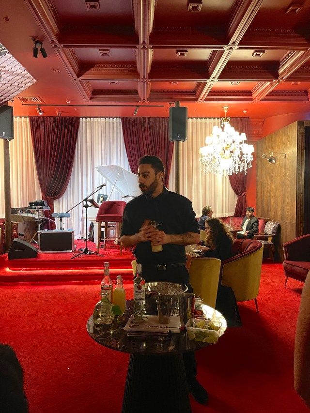 Master mixologist George Bekarian