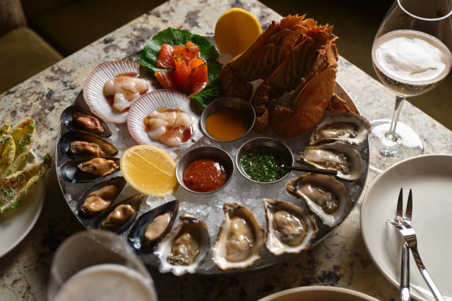 The Collective seafood tower